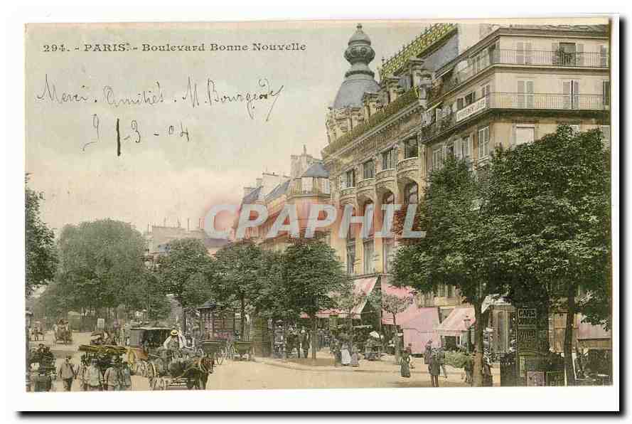 Paris (2eme) CPA Boulevard Bonne Nouvelle