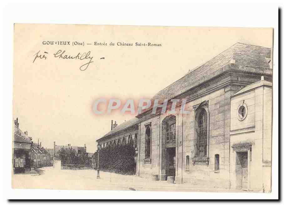 Gouvieux (Oise) — Entrée du Château Saint-Roman — phot. Chaukily