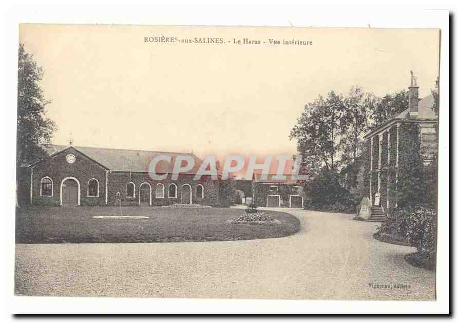 Rosières-aux-Salines - Le Haras - Vue intérieure — Vichoreau, éditeur