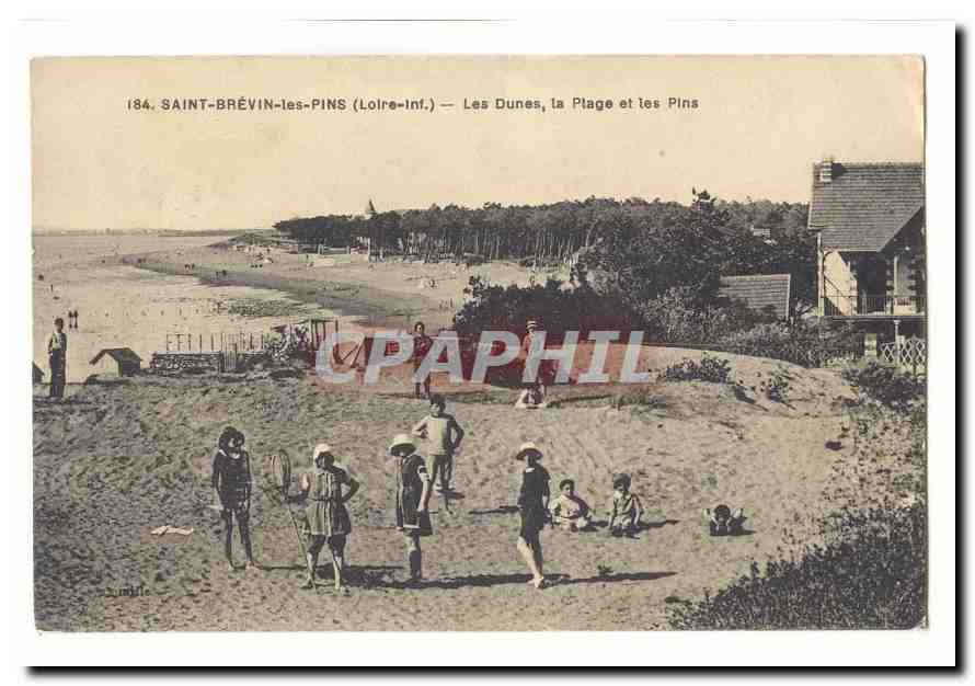 Saint Brevin les Pins CPA Les dunes la plage et les pins