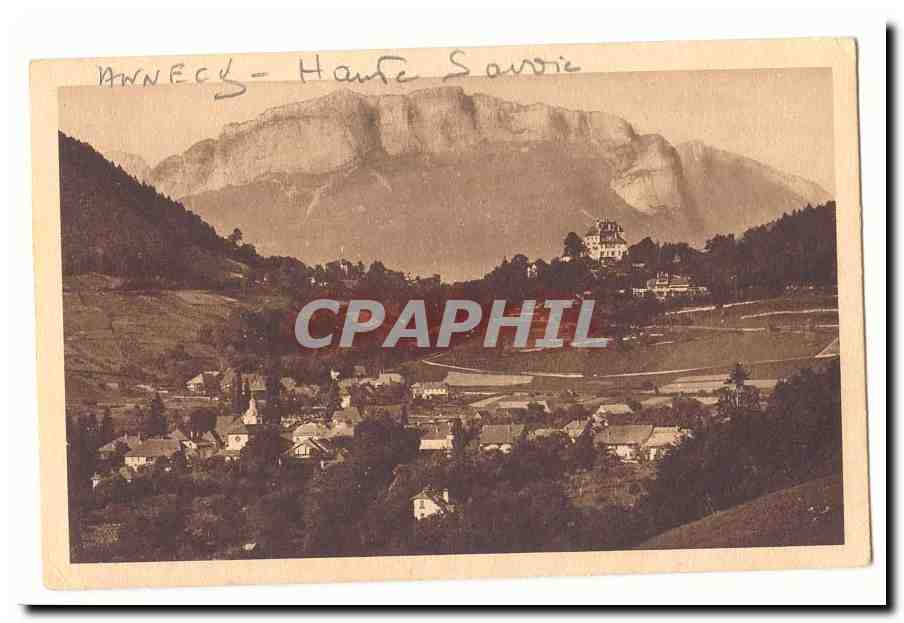 Annecy CPA Menthon Le village et le PArmelan