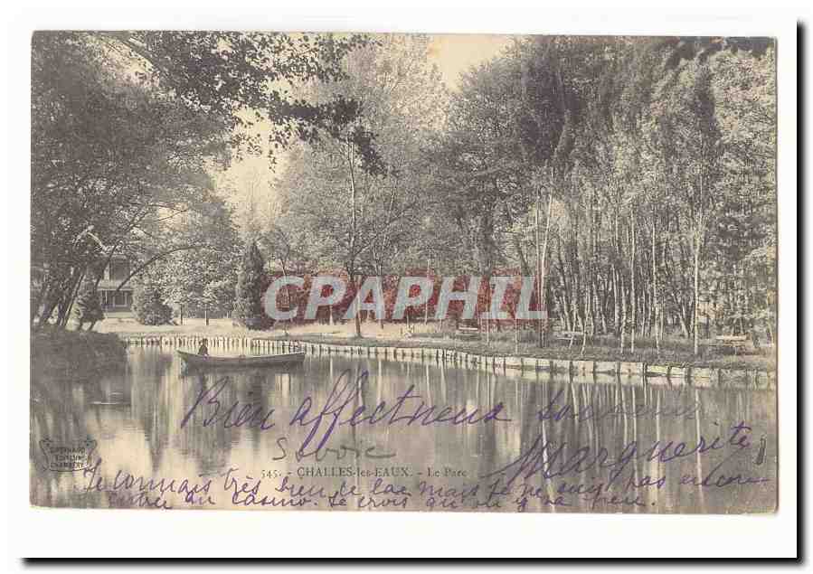 Challes les Eaux CPA Le parc