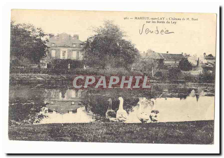 Mareuil le Lay CPA Chateau de M Buet sur les bords du Lay