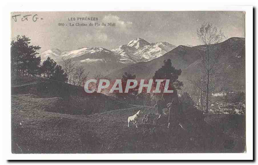 Les Pyrénées — La Chaîne du Pic du Midi — éditeur non visible