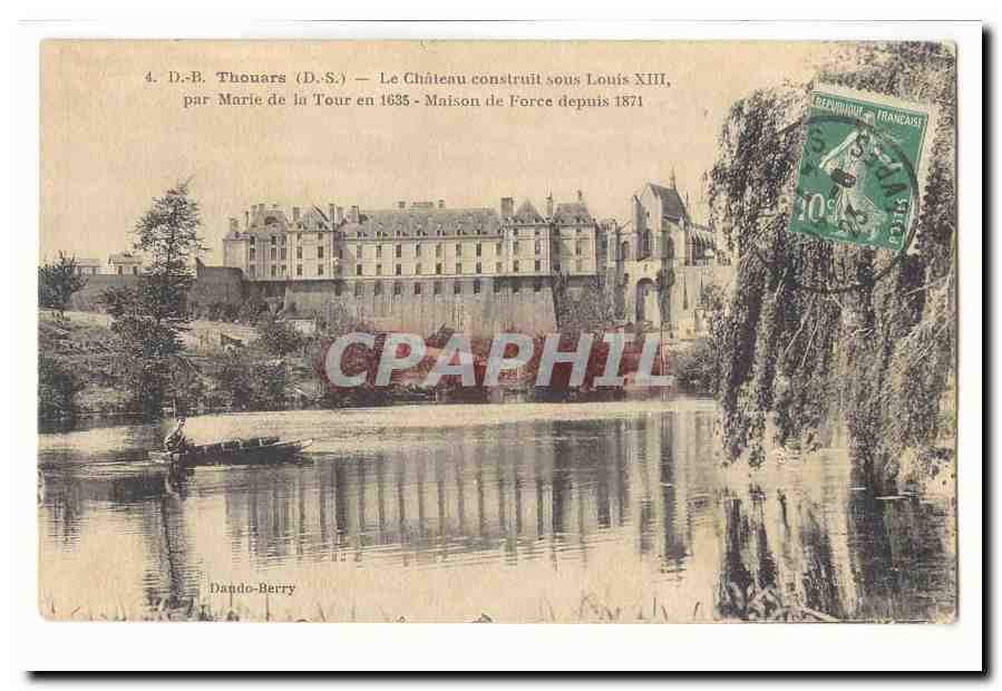 Schloss Thouars — Errichtet unter Ludwig XIII., von Marie de la Tour 1635 — Maison de Force seit 1871