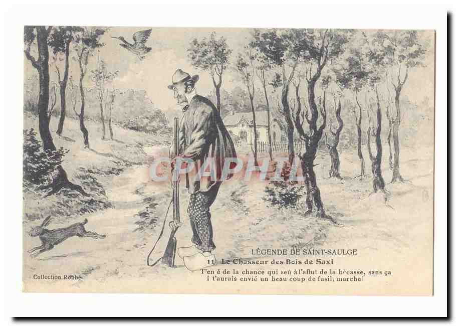 Der Jäger der Saxi-Wälder — Legende von Saint-Saulge — Sammlung Robbé