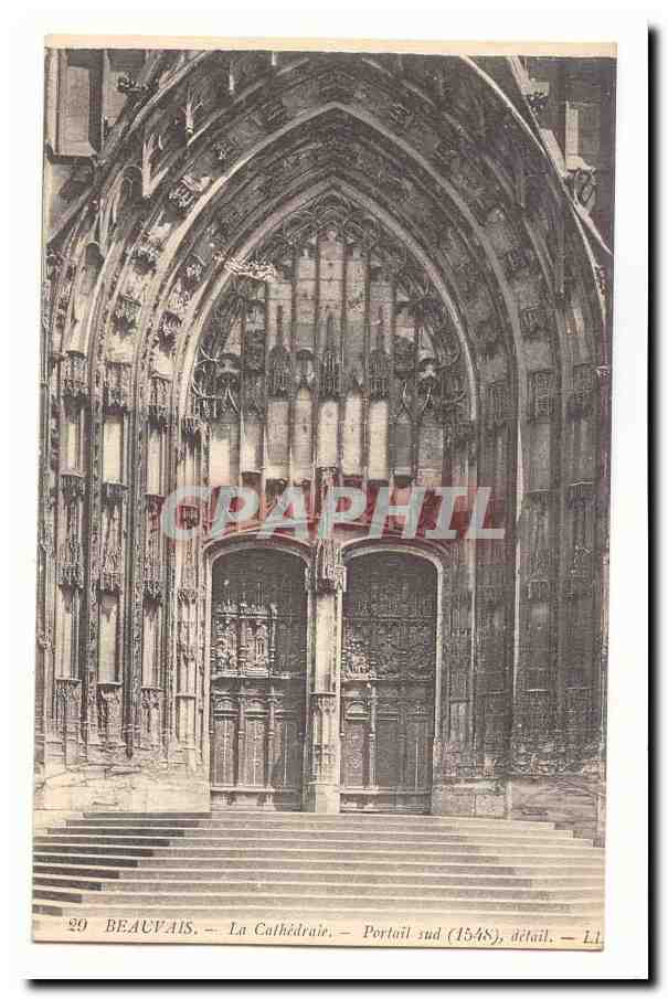 Beauvais — La Cathédrale — Portail sud (1548), détail — Graphphil