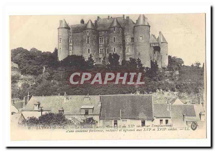 Luynes CPA Le chateau (ouest) construit au 1eeme sur l'emplacement d'une ancienne forteresse