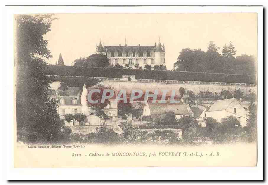 Chateau de Moncontour pres Vouvray CPA