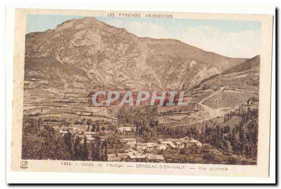 Vallee de l'Ariege CPA Ornolac d'en haut Vue generale