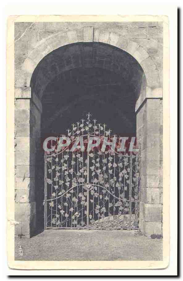 Verzierte Eisen-Portal — Stein-Arch — unbekannter Verleger