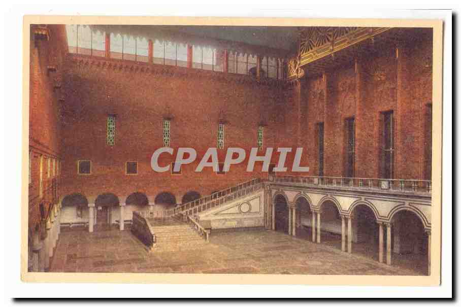 Suede Stockholm CPA City hall The blue hall Bla Hallen