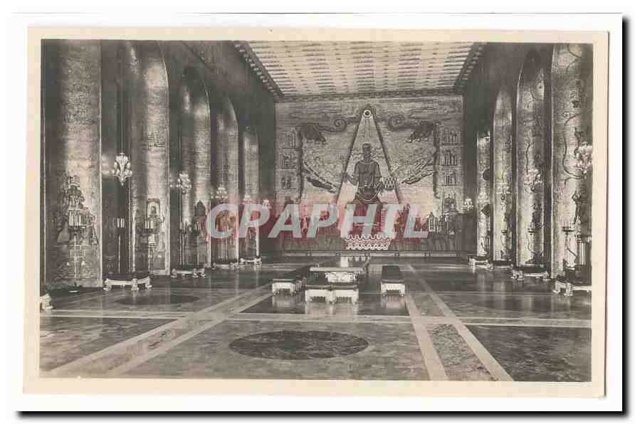 Intérieur du Palais de Justice de Rome — vue du hall principal — éditeur inconnu