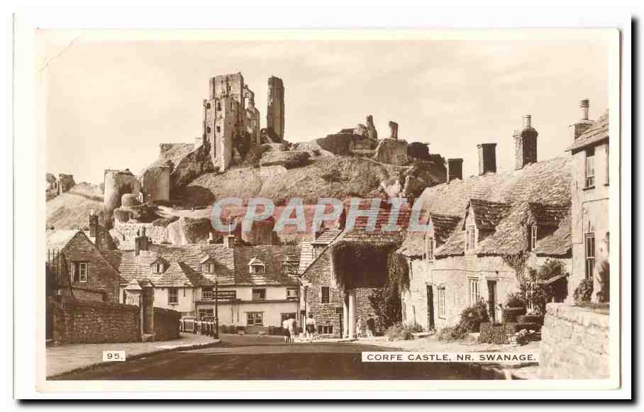Great Britain Corfe Castle CPA NR Swanage