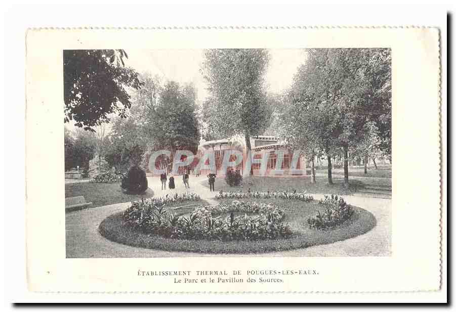 Établissement Thermal de Pouggues-les-Faux — Le Parc et le Pavillon des Sources