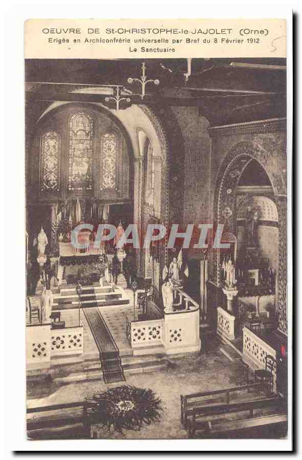 Sanctuaire de Saint-Christophe-le-Jajolet — Orne — éditeur inconnu, n° de série non visible