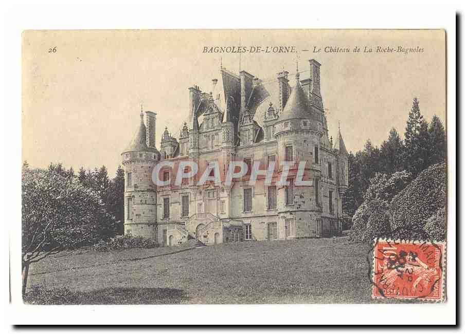 Bagnoles de L'Orne CPA Le chateau de la roche Bagnoles