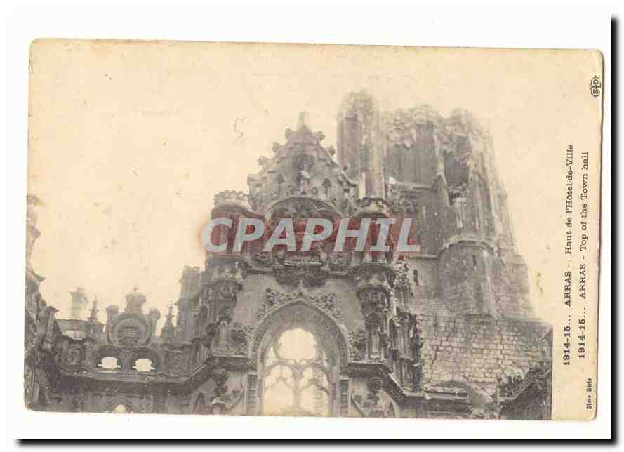 Arras CPA Haut de l´hotel de ville