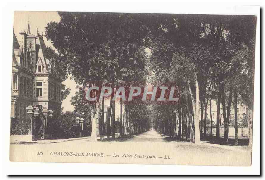 Chalons-sur-Marne — Les Allées Saint-Jean — LL.