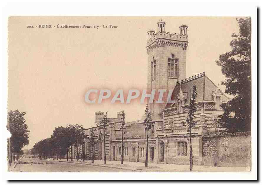 Reims CPA Etablisement Pommery La Tour
