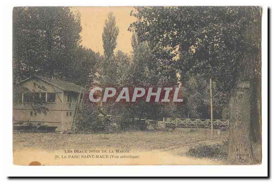 Le Parc Saint-Maur — Vue artistique — Les Beaux Sites de la Marne, n°26