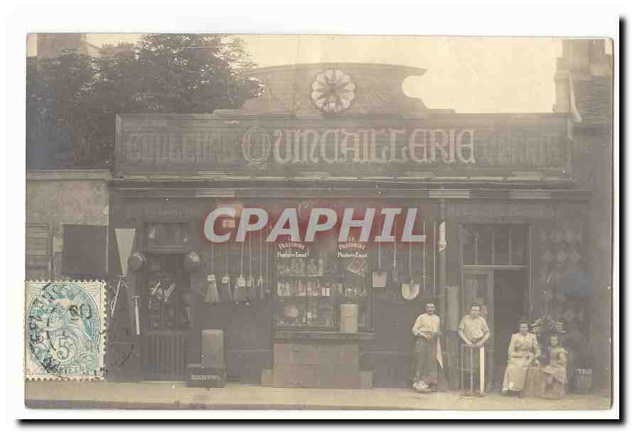 Carte photo Quincaillerie CPA (commerce magasin)