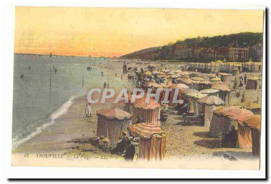 Trouville CPA La plage