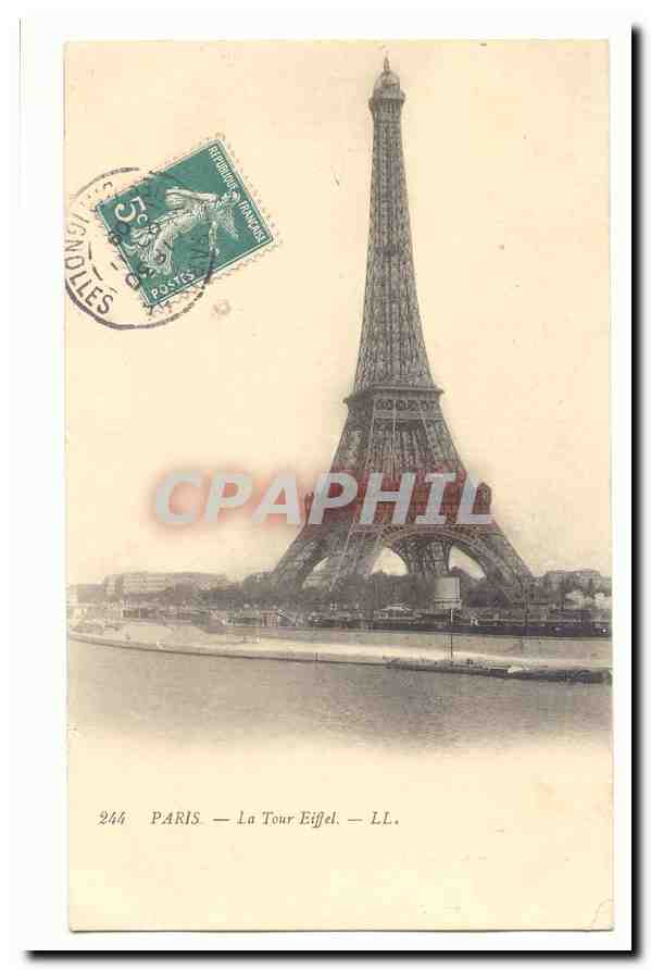 Paris (16eme) CPA La tour Eiffel