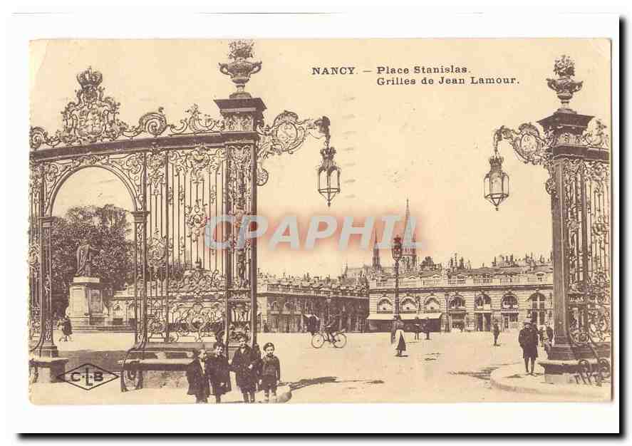 Nancy CPA place Stanislas Grilles de Jean Lamour (enfants)