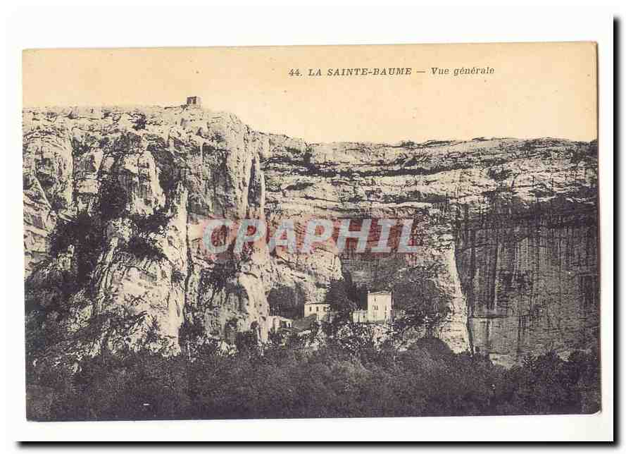 La Sainte Baume CPA Vue generale