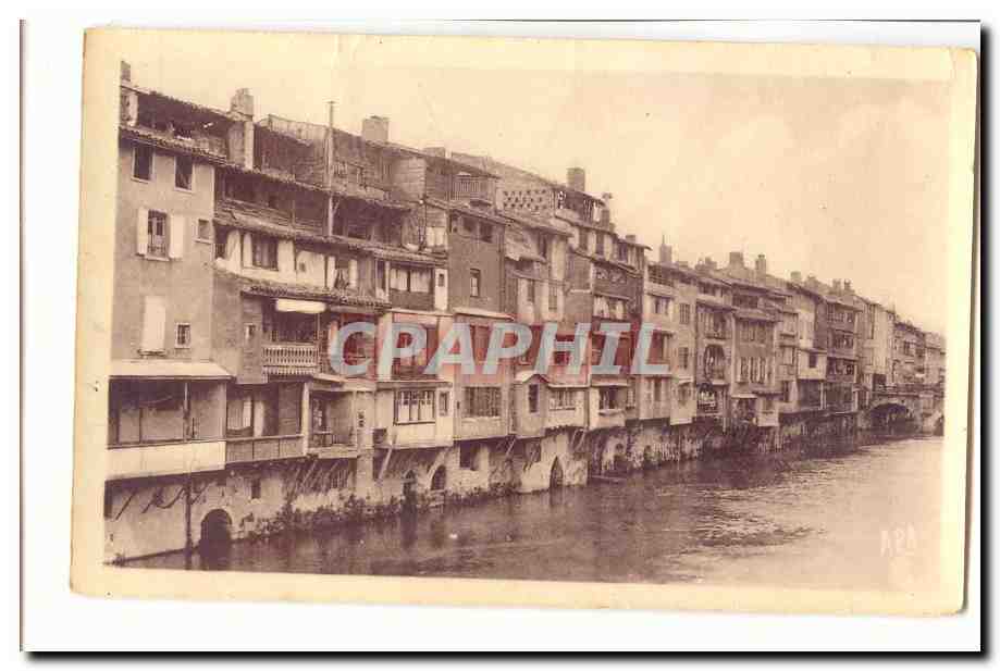 Castres CPA Les vieilles maisons dans l'eau