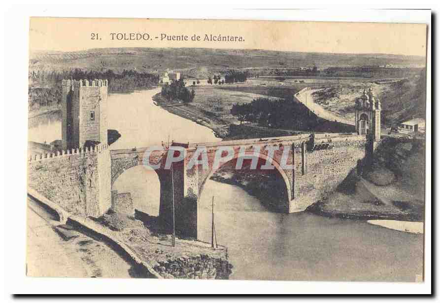 Espagne Toledo CPA Puente de Alcantara