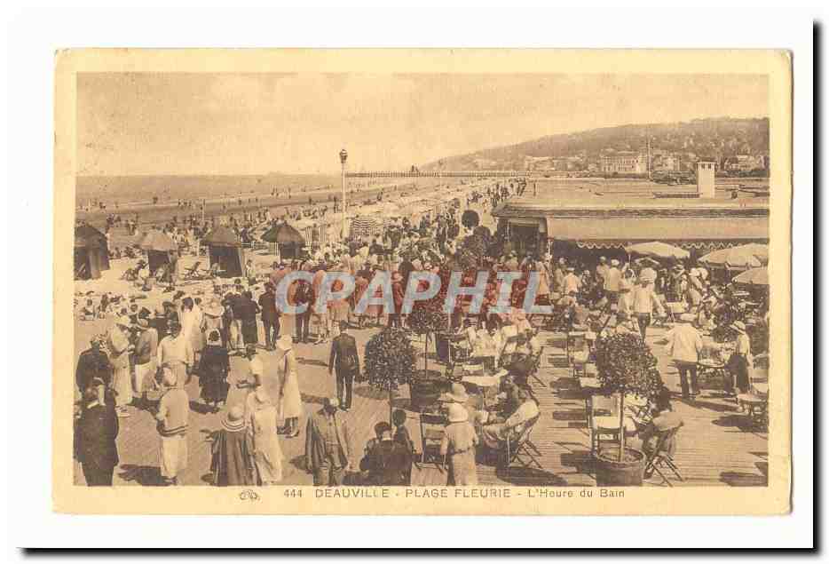 Deauville - Plage Fleurie - L'Heure du Bain