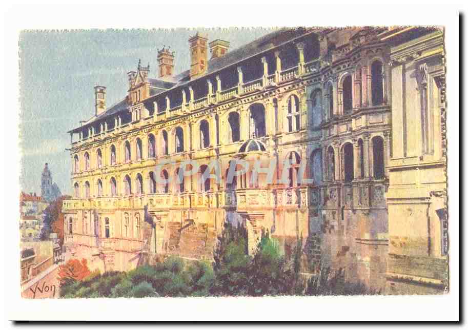 Chateau de Bois CPA Facade Francois 1er