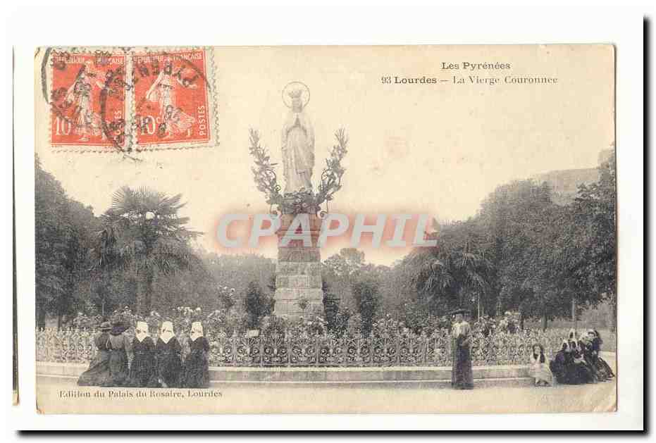 Lourdes — La Vierge Couronnée — Édition du Palais du Rosaire, Lourdes
