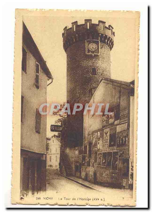 Vichy CPA La tour de l'horloge (15eme) (tailleur)