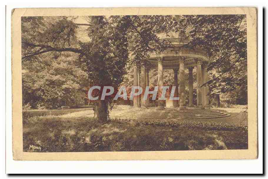 Les petits tableaux de Versailles CPA Le temple de l'amour