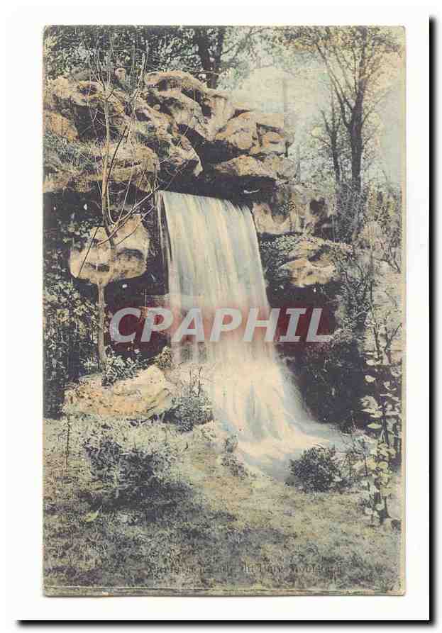 Paris (8eme) CPA Cascade du parc Montceau