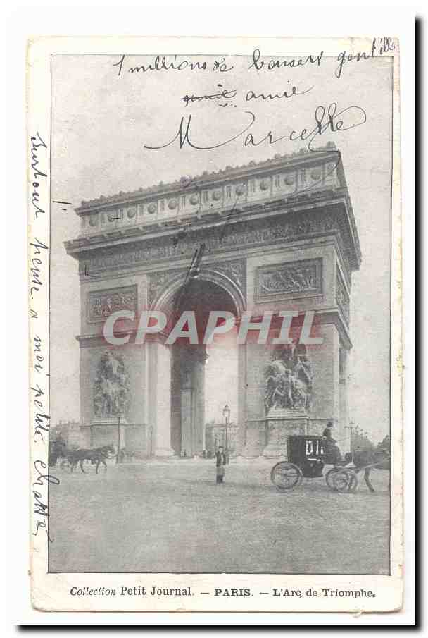 Paris (8eme) CPA L'arc de triomphe