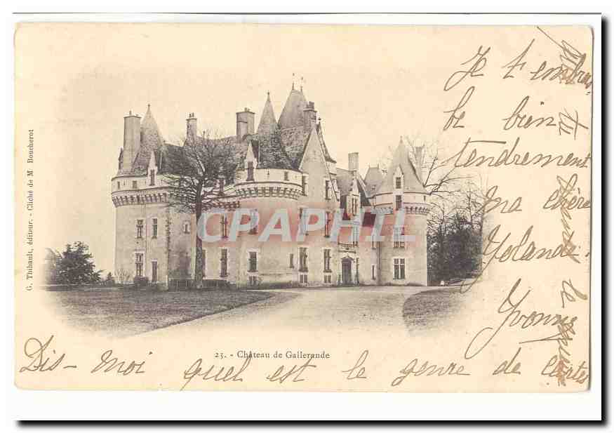 CPA Chateau de Gallerande