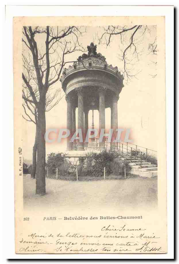 Paris (19eme) CPA Belvedere des Buttes Chaumont