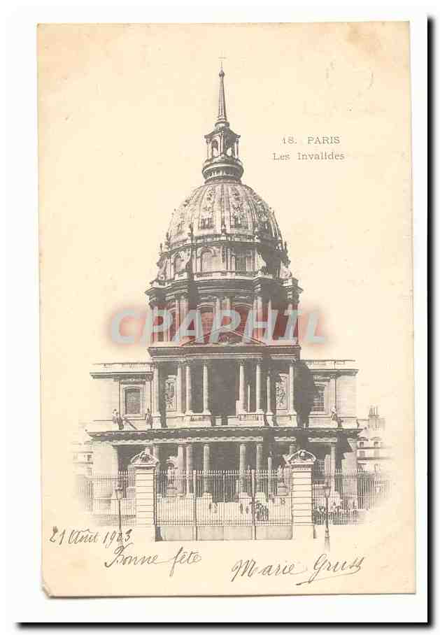 Paris (7eme) CPA les Invalides