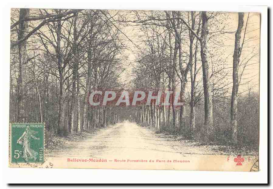 Bellevue Meudon CPA Route forestiere du parc de Meudon