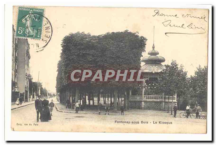 Fontenay sous Bois CPA Le kiosque