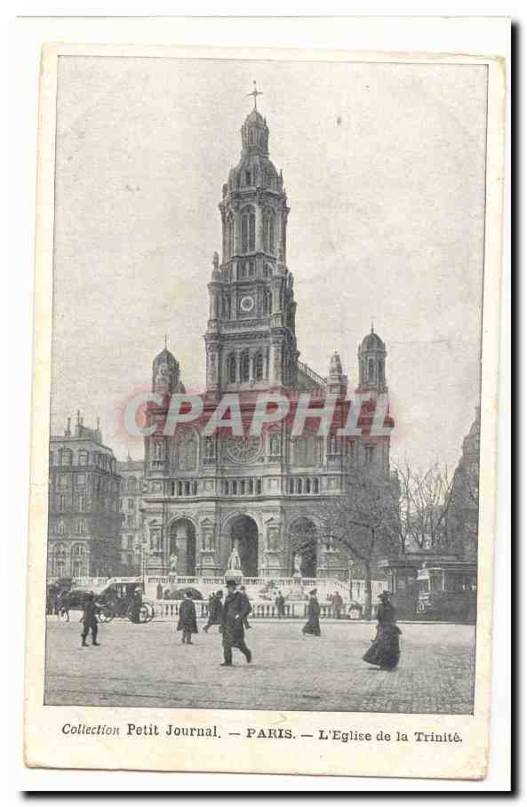 Paris (9eme) CPA Eglise de la Trinite