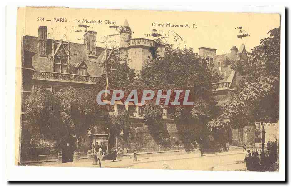 Paris (5em) CPA Le musee de Cluny
