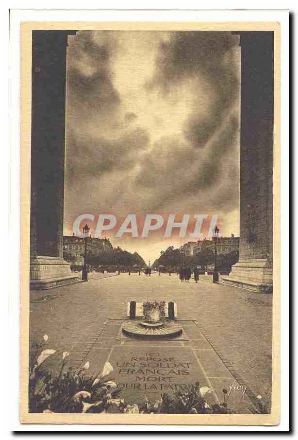 Paris (8eme) CPA Tombeau du soldat inconnu (arc de TRiomphe)