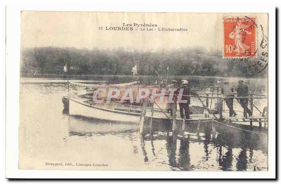 Lourdes CPA le Lac l´embarcadere (bateau)