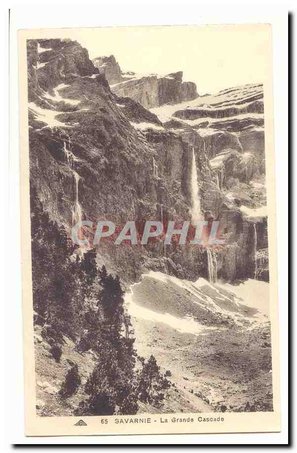 Gavarnie CPA La grande cascade