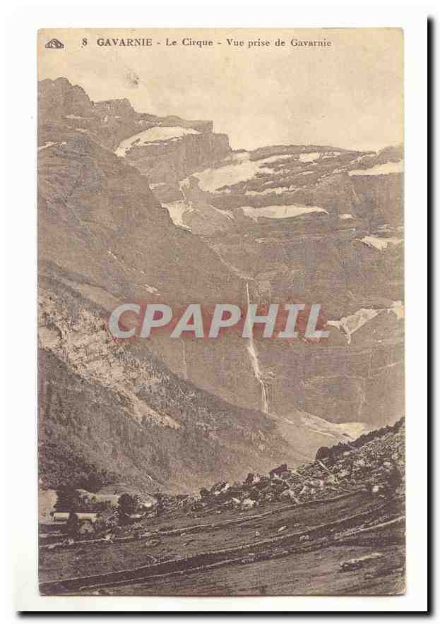Gavarnie CPA Le cirque Vue prise de Gavarnie